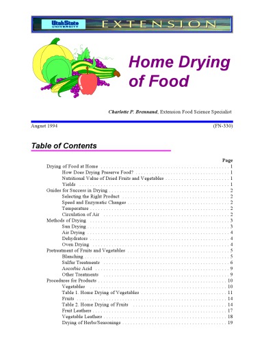 ﻿خشک کردن مواد غذایی در خانه