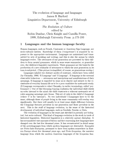 ﻿تکامل مغز و زبان