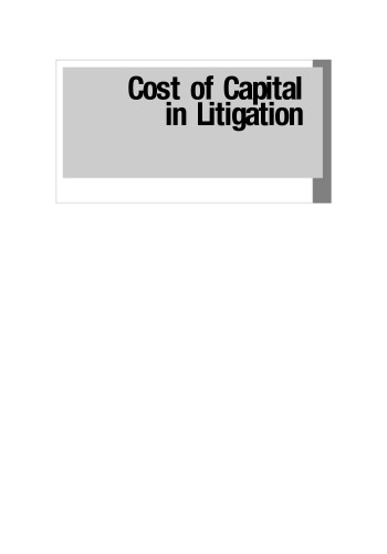 ﻿هزینه سرمایه در دعاوی حقوقی: کاربرد و نمونه