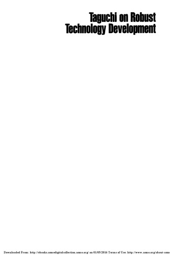 ﻿تاگوچی در مورد توسعه فناوری قوی: آوردن مهندسی کیفیت بالادست