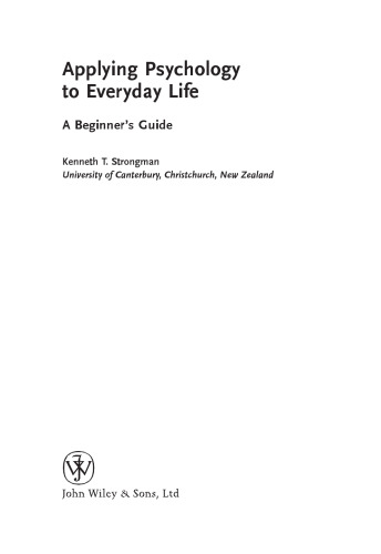 ﻿کاربرد روانشناسی در زندگی روزمره: راهنمای مبتدیان