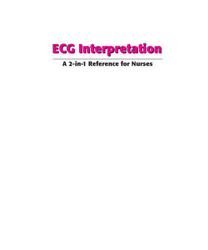 ﻿تفسیر ECG: مرجع 2 در 1 برای پرستاران