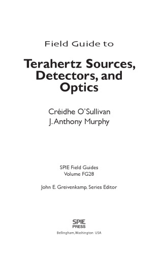 ﻿راهنمای میدانی برای منابع ، ردیاب ها و اپتیک های تراهرتز