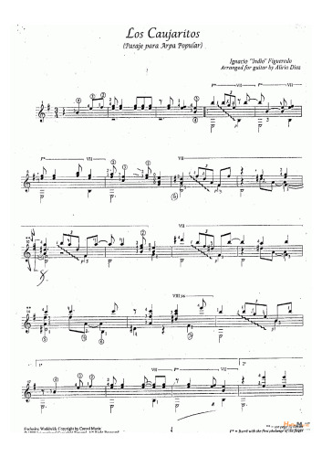 ﻿ایگناسیو فیگردو، جلد. 1 برای گیتار کار می کند