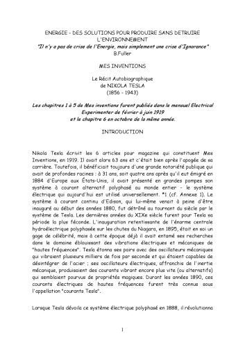 ﻿اختراعات من: [زندگی نامه یک نابغه]