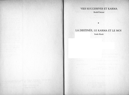 ﻿زندگی های متوالی و کارما؛ سرنوشت؛ کارما و خود