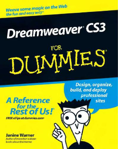 ﻿Dreamweaver CS3 for dummies : شامل فهرست است