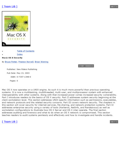 ﻿امنیت Mac OS X