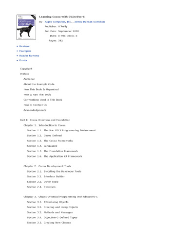 ﻿آموزش کاکائو با هدف-C ، چاپ دوم