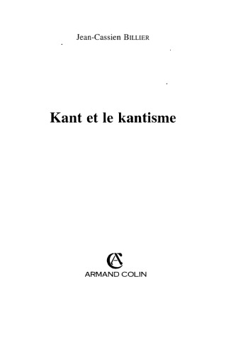 ﻿کانت و کانتییسم