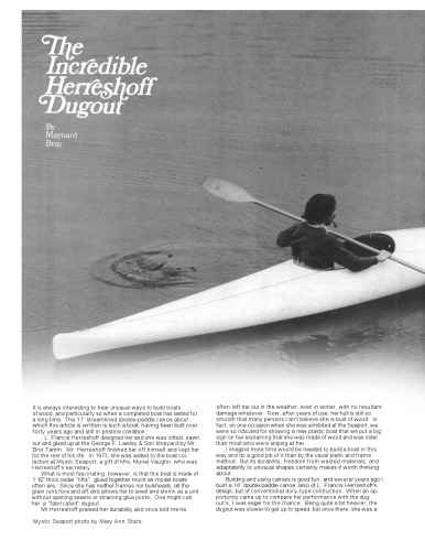 ﻿L. Francis Herreshoff قایق قایق قایق Dugout طرح