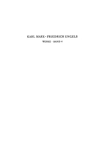 ﻿مارکس انگلس ورک (MEW) - جلد 4 (مه 1846 - مارس 1848)