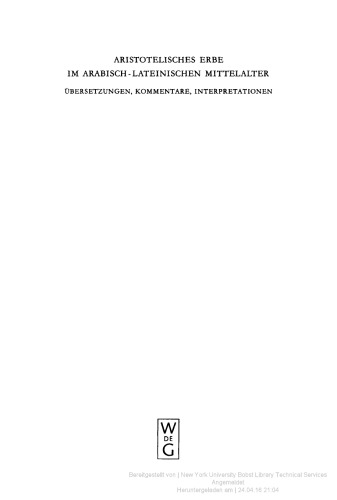 ﻿میراث ارسطویی در قرون وسطی عربی-لاتین