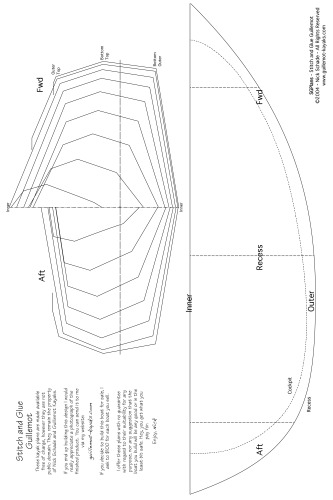 ﻿طرح های قایق پارویی دوخت و چسب قایق پارویی Guillemot در اندازه کامل