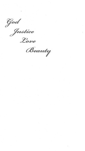 ﻿خدا، عدالت، عشق، زیبایی: چهار گفتگوی کوچک