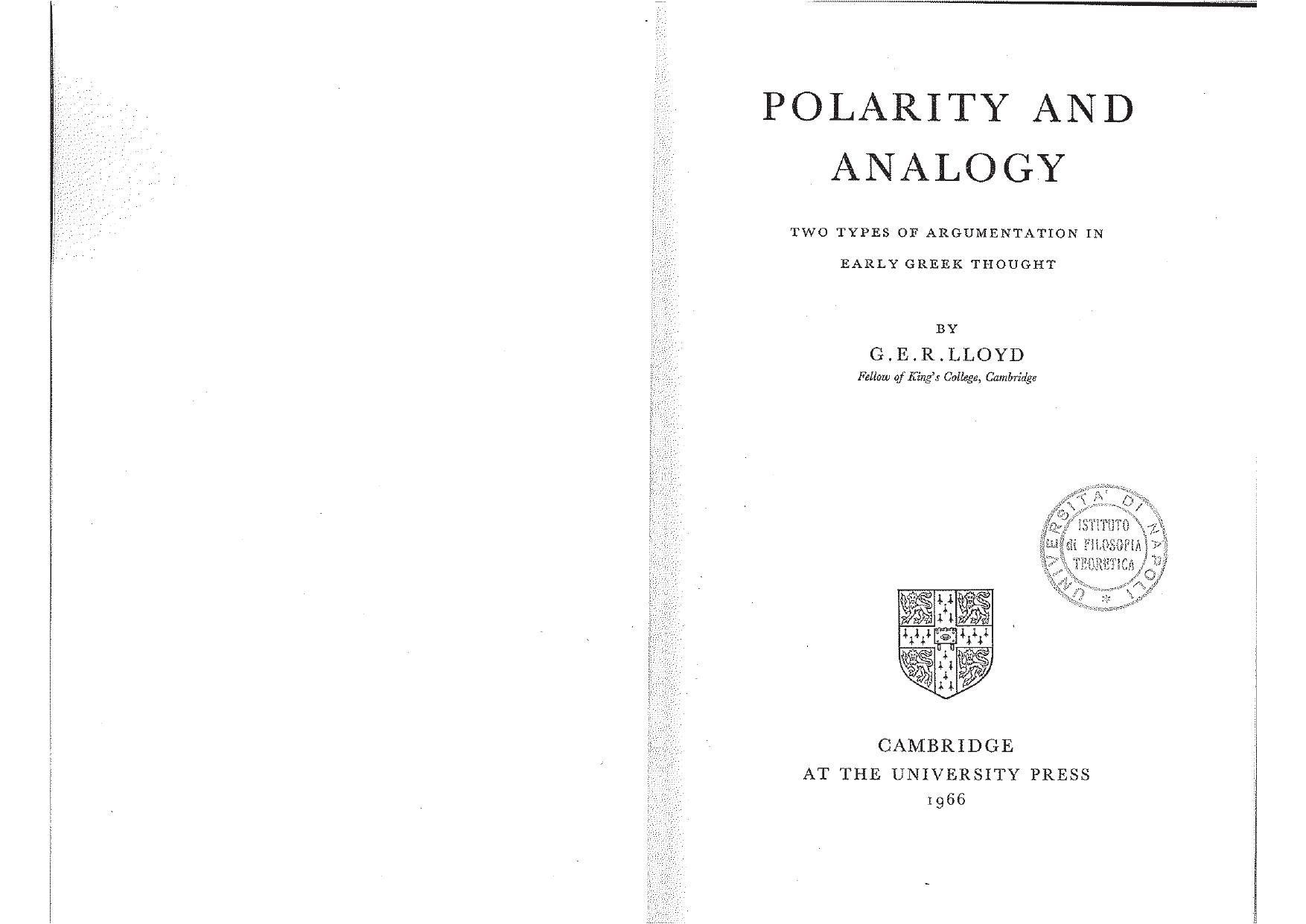 ﻿قطبیت و قیاس