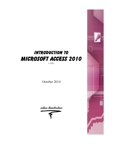 ﻿مقدمه ای بر Microsoft Access 2010 v2.0.1