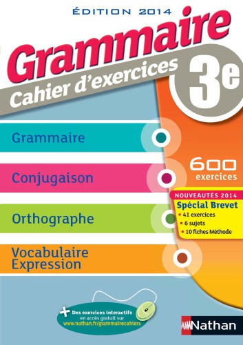 ﻿Grammar 3e: دفترچه تمرین