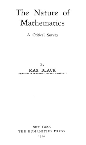 ﻿ماهیت ریاضیات: یک بررسی انتقادی