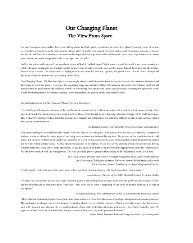 سیاره در حال تغییر ما: منظره از فضا