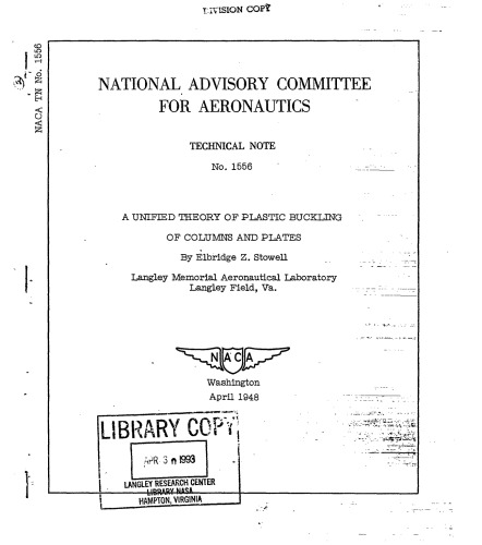 ﻿نظریه واحد کمانش پلاستیکی ستونها و صفحات