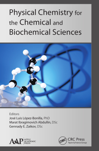 ﻿شیمی فیزیک برای علوم شیمی و بیوشیمیایی