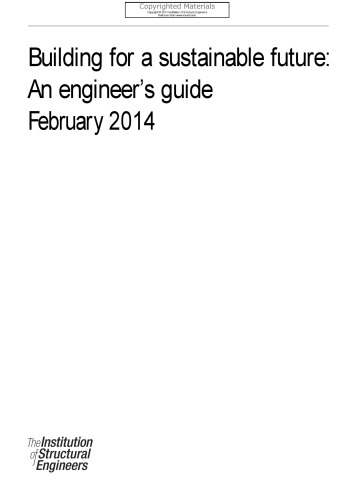 ﻿ساختن برای آینده ای پایدار: راهنمای یک مهندس