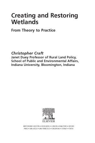 ﻿ایجاد و احیای تالاب ها: از تئوری تا عمل