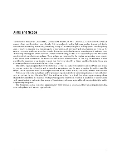 ﻿ماژول مرجع در شیمی، علوم مولکولی و مهندسی شیمی