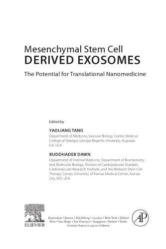 ﻿اگزوزوم های مشتق شده از سلول های بنیادی مزانشیمی: پتانسیل برای نانوپزشکی ترجمه