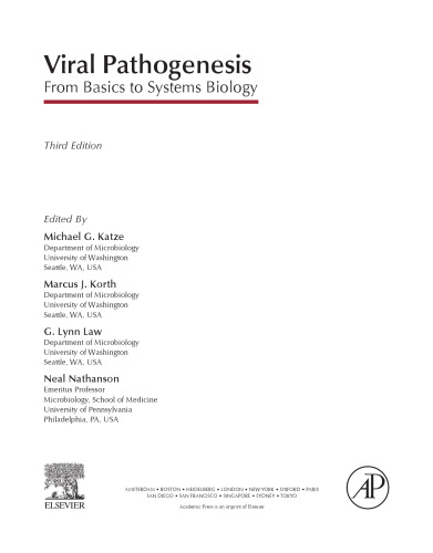 ﻿پاتوژنز ویروسی، ویرایش سوم: از مبانی تا زیست شناسی سیستم ها
