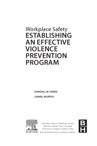 ﻿ایمنی محل کار: ایجاد یک برنامه موثر پیشگیری از خشونت