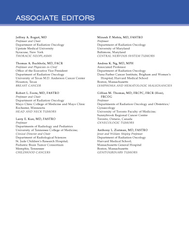 ﻿انکولوژی پرتو بالینی، 4e