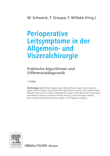 ﻿علائم کاردینال بعد از عمل در جراحی عمومی و احشایی: الگوریتم های عملی و تشخیص افتراقی