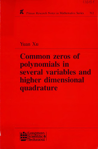 صفرهای مشترک چند جمله ای در چندین متغیر و درجه بالاتر ابعاد