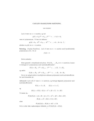 ﻿قضیه کیلی-همیلتون