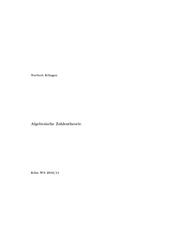 نظریه اعداد جبری