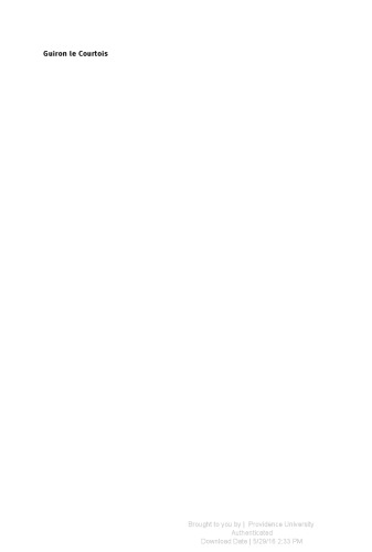 Guiron le Courtois: رمان نثر آرتورایی قرن سیزدهم