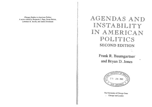 برنامه ها و بی ثباتی در سیاست های آمریکا