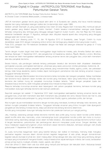 مردم شناسی تروریسم