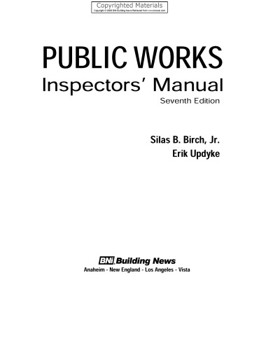 ﻿راهنمای بازرسان کارهای عمومی