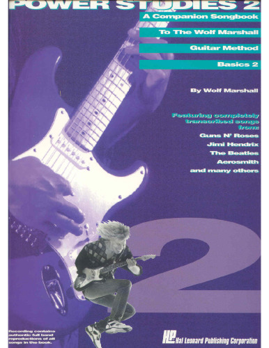 ﻿روش گیتار ولف مارشال - مطالعات قدرت دو - بسته کتاب / کاست