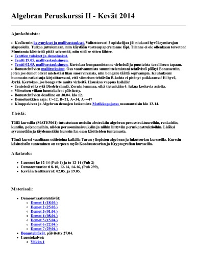 ﻿جبر پایه درس دوم - بهار 2014