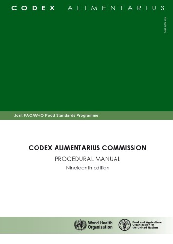 کمیسیون alimentarius Codex ، راهنمای رویه