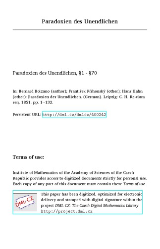 پارادوکس های بی نهایت