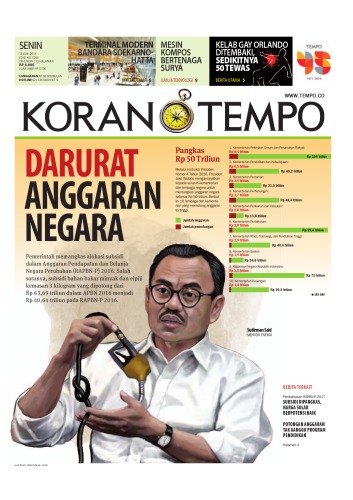 Koran Tempo - 13 ژوئن 2016