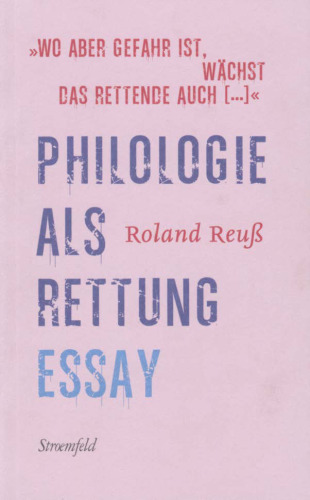 »اما آنجا که خطر وجود دارد ، رشد می کند / پس انداز نیز [...]«: فلسفه به عنوان نجات