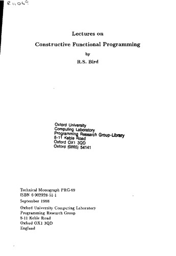 سخنرانی در مورد برنامه نویسی کاربردی سازنده