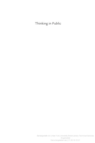 تفکر عمومی: اشتراوس ، لویناس ، آرنت