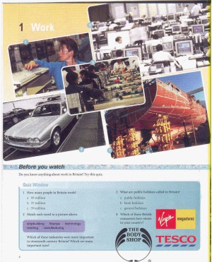 پنجره بریتانیا 2 ، کتاب فعالیت